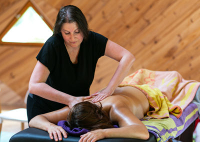 massage du dos